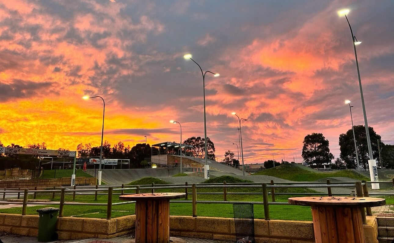 Westside BMX at Dusk